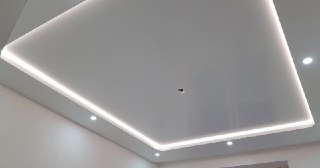 Светодиодные натяжные потолки Гудермес, цена от 1588 руб.